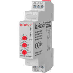 Реле времени многофункциональное e.control.t06m