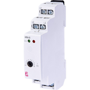 Реле контролю послід. і обриву фаз HRN-55 3x400AC (3F, 1x8A_AC1) без нейтралі