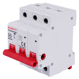 Модульный автоматический выключатель e.mcb.stand.60.3.D6, 3р, 6А, D, 6кА
