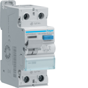 ПЗВ 2P 10kA 100A 300mA A-Hi S