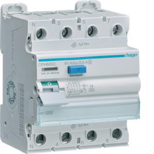 ПЗВ 4P 10kA 80A 300mA A-Hi S