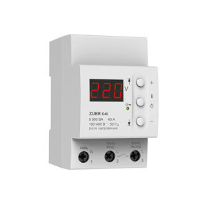 Реле напруги "Zubr" D40 40А (max 50А), 8,8кВТ