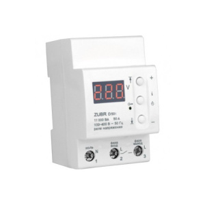 Реле напруги "Zubr" D50t 50А (max 60А), 11,0кВТ, з термозахистом