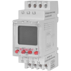 Реле контроля напряжения трехфазное цифровое e.control.v06