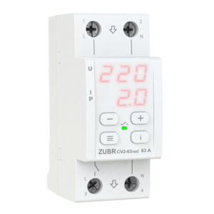 Реле напруги з контролем струму ZUBR CV2-32 red