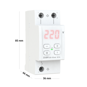 Реле напруги ZUBR D2-40 red