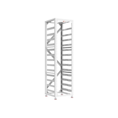Стандартная стойка 19 дюймов LUX-Y-48100HR13G01 Может поддерживать до 12PCS батарей и 1PCS BMS