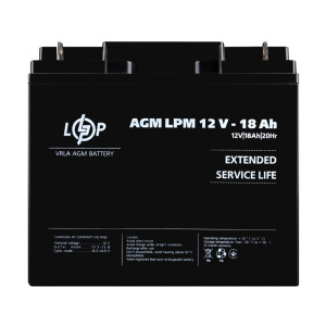 Распродажа Аккумулятор AGM LPM 12V - 18 Ah