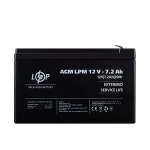 Распродажа Аккумулятор AGM LPM 12V - 7.2 Ah