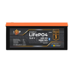 Аккумулятор LP LiFePO4 12,8V - 460 Ah (5888Wh) (BMS 200A/200А) пластик Smart BT