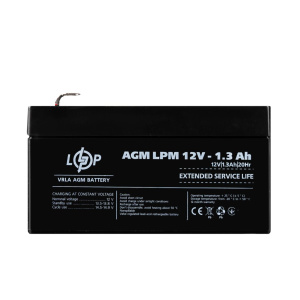 Распродажа Аккумулятор AGM LPM 12V - 1.3 Ah