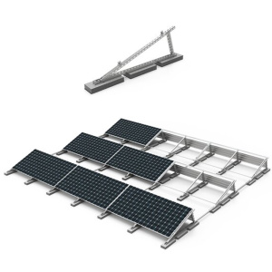 Баластна система кріплення фотомодулів під кутом