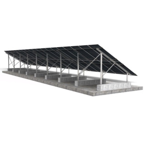 Система навеса для крепления солнечных панелей, под бетонирование