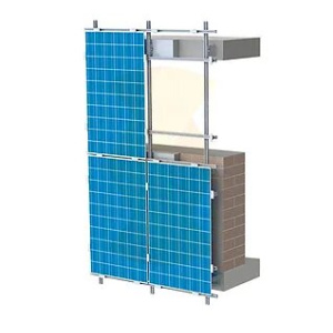 Крепление солнечных панелей на фасад