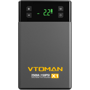 Автономний пусковий пристрій Vtoman Jump Starter X1 2500A з компресором 150PSI (X1_VTOMAN)