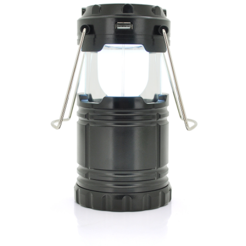 Лампа-ліхтар Voltronic SH-5800T 6+1LED, 1+1 режим, ударостійка, 220V+Solar, 800 мАг Black