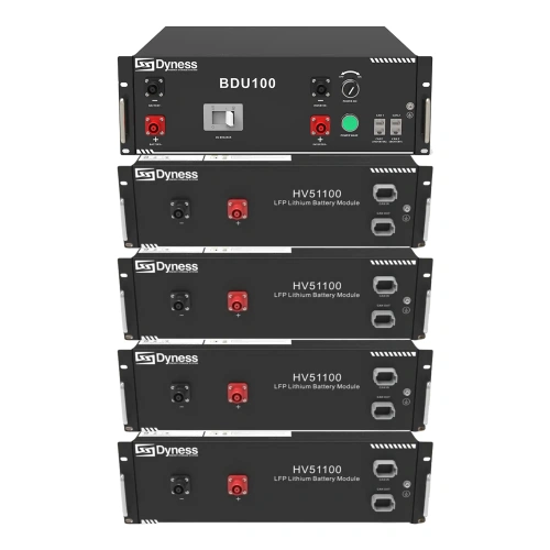 Блок батарей Dyness HV51100-4 20.48kW 204.8V 100Ah LiFePO4 BDU100 RACK