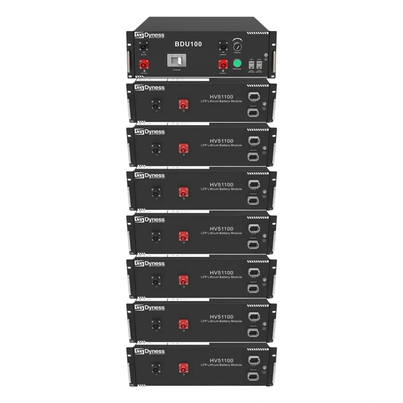 Блок батарей Dyness HV51100-7 35.84kW 358.4V 100Ah LiFePO4 BDU100 RACK