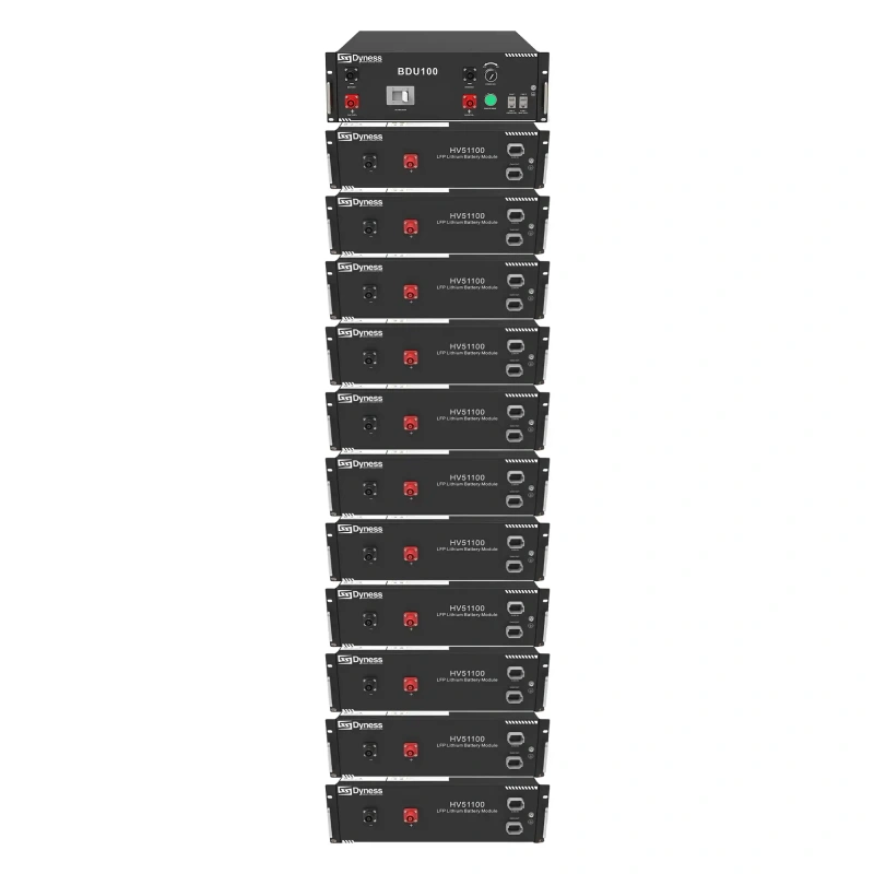 Блок батарей Dyness HV51100-11 56.32kW 614.4V 100Ah LiFePO4 BDU100 RACK