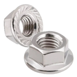 DIN6923 Гайка М10 фл.6 цб зубч