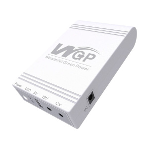 Источник бесперебойного питания Mini UPS WGP UPS103C 16000mAh 5V/9V/12V, Li-ion 4*4Ah, для роутера и медиаконвертера