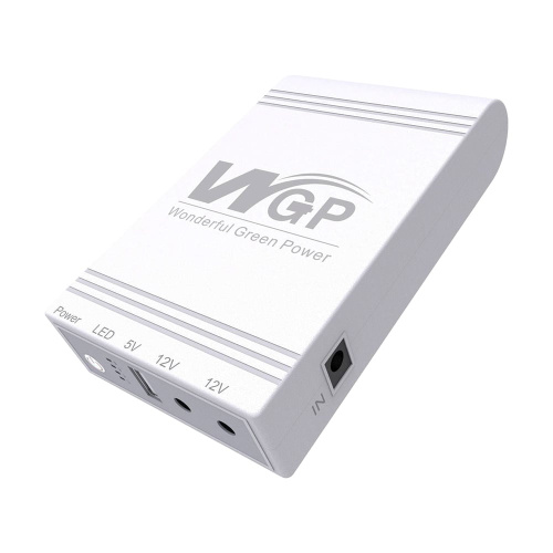 Источник бесперебойного питания Mini UPS WGP UPS103C 16000mAh 5V/9V/12V, Li-ion 4*4Ah, для роутера и медиаконвертера