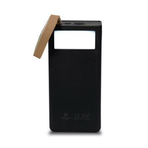 Повербанк 30000mAh Power Bank Kraft TPB-2330 Black 22.5W QC3.0 LED-фонарь