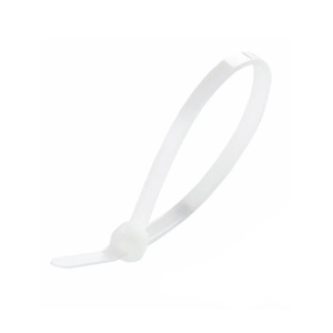 Стяжка кабельна пластикова Apro 3x100 біла (100 шт.)