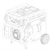 Генератор бензиновий 2.8 кВт EnerSol EPG-3200SEH з двигуном Honda GP-200 - 8 Генератор бензиновий 2.8 кВт EnerSol EPG-3200SEH з двигуном Honda GP-200 - 8