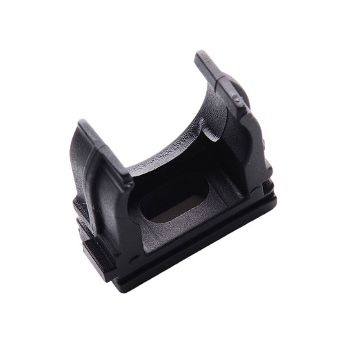 Кліпса для гофри Apro чорна 16 мм (уп. 100 шт.)