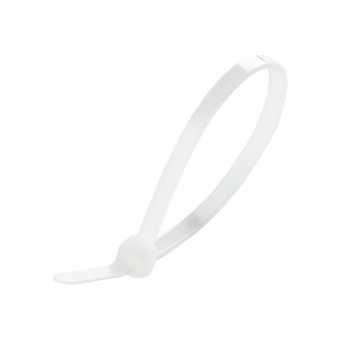 Хомут нейлоновий 5*500 білий Apro (уп.100шт)