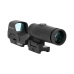 Коллиматорный прицел Holosun HS510C 2MOA/65MOA red dot с увеличителем Holosun HM3X 3x - 1
