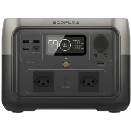 Портативная зарядная станция EcoFlow RIVER 2 MAX Switzerland Version 500 Вт 512Wh