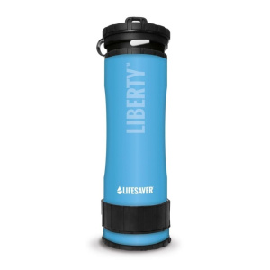 Портативна пляшка для очищення води LifeSaver Liberty Blue 0.4l