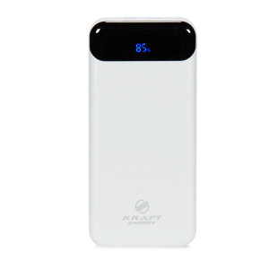 Повербанк 20000mAh Power Bank Kraft TPB-2020 White 22.5W QC3.0