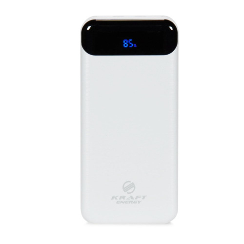 Повербанк 20000mAh Power Bank Kraft TPB-2020 White 22.5W QC3.0