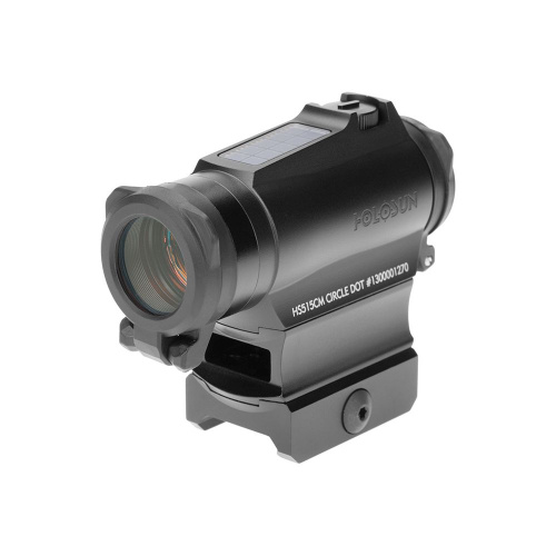 Коліматорний приціл Holosun HS515CM 2MOA/65MOA red dot мультиприцільна сітка, із сонячною батареєю