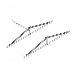Система кріплення Spline systems Схід-захід для 2 сонячних панелей