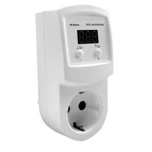 Реле контроля напряжения в розетку HS Electro УКН-10Р.