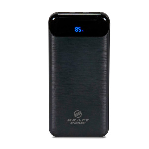Повербанк 20000mAh Power Bank Kraft TPB-2020 Black 22.5W QC3.0