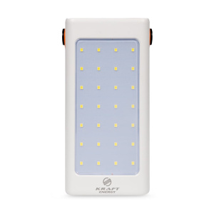 Повербанк 90000mAh Power Bank Kraft KPB-2490FCL White 22.5W QC3.0 LED-фонарь