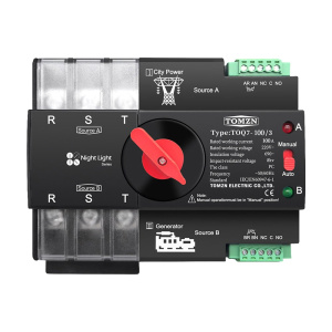 Автоматичний перемикач (АВР) під DIN-рейку TOMZN TOQ7/3P 100A 3 полюси