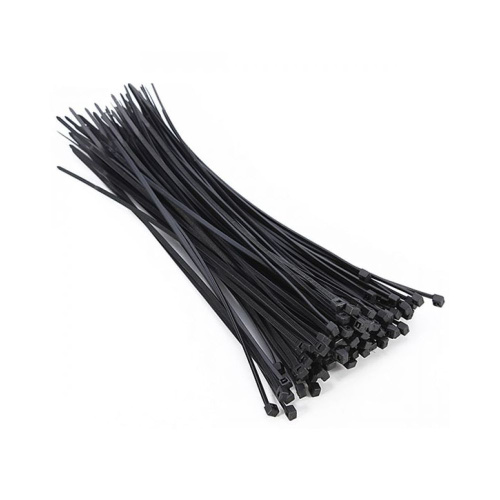 Хомут кабельний безгалогенний чорний Courbi 365х7.5 мм, 100 штук