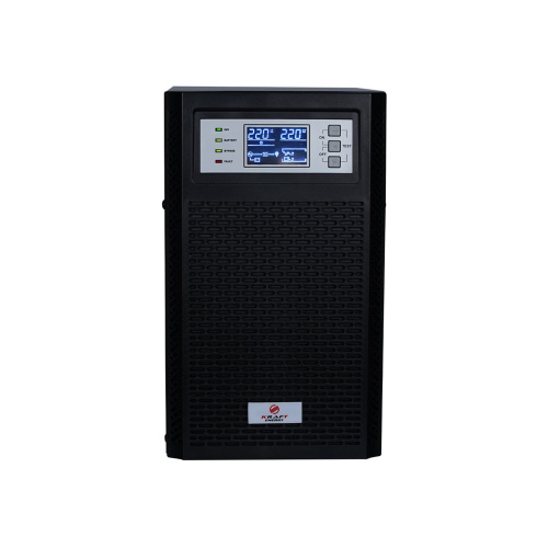 Джерело безперебійного живлення Kraft KRF-T6000VA/6KW(LCD)Ex Pro Online UPS під зовнішній акумулятор