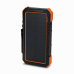 Повербанк с солнечной панелью 20000mAh Power Bank Kraft TPB-1820SLP Orange беспроводная зарядка 18W QC2.0 LED-фонарь - 1