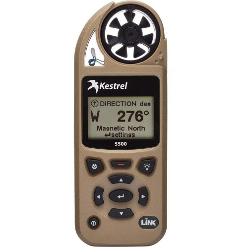 Метеостанція Kestrel 5500 LiNK Tan з Bluetooth та флюгером