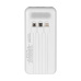 Повербанк 20000mAh Power Bank Kraft KPB-2120FCL White 22.5W QC3.0 LED-фонарь - 3
