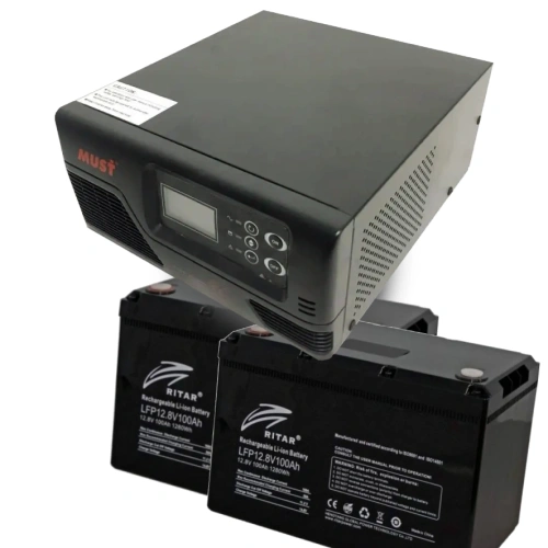 MUST EP20-R1000W + 2x LFP12.8V100AH G24 Комплект ДБЖ + АКБ