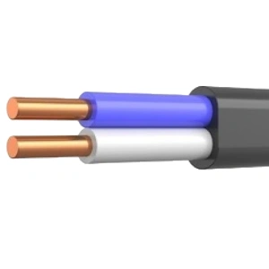 ВВГ нг LS П 2х1,5 чорний (Україна) (100м) Кабель