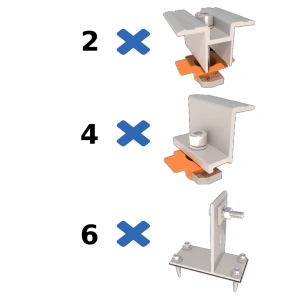 Bitum II к битумной черепице Комплект креплений Kripter